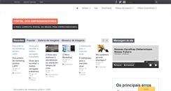 Desktop Screenshot of portaldosempreendedores.com.br